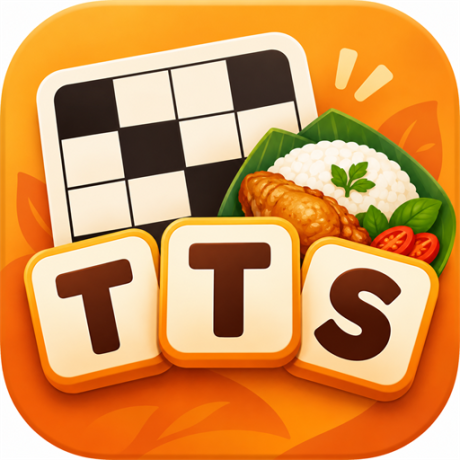 TTS Makanan Indonesia – Game Teka-Teki Silang Kuliner Nusantara, 33 Level!